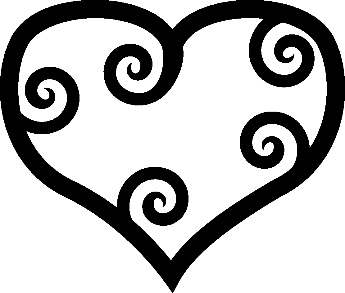 Cool Valentines Day Blank Hearts Coloring Page From Heart Coloring ...
