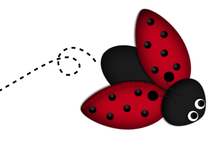 Ladybug clipart vector