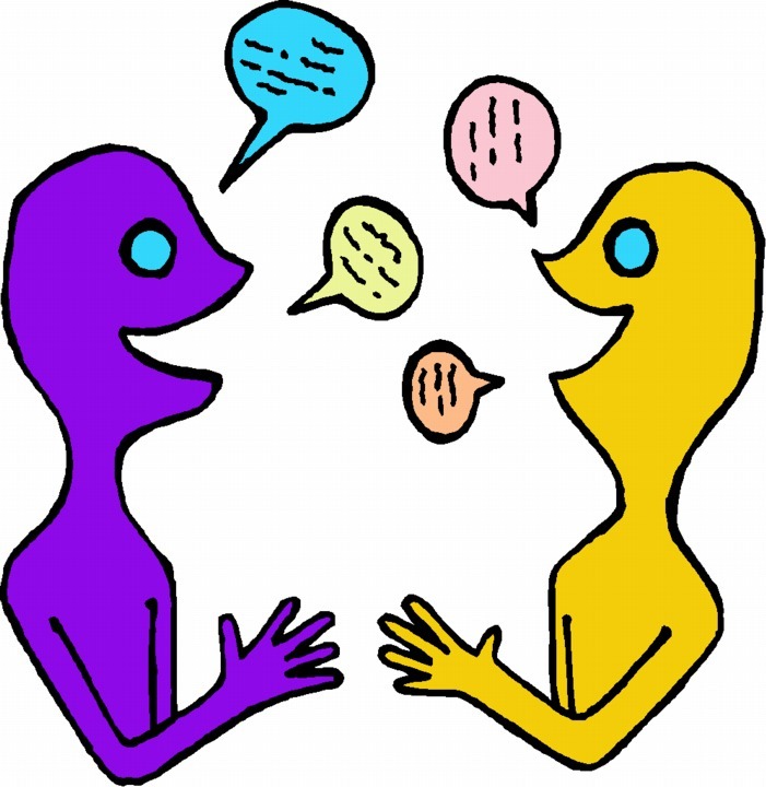 Clipart language people speaking