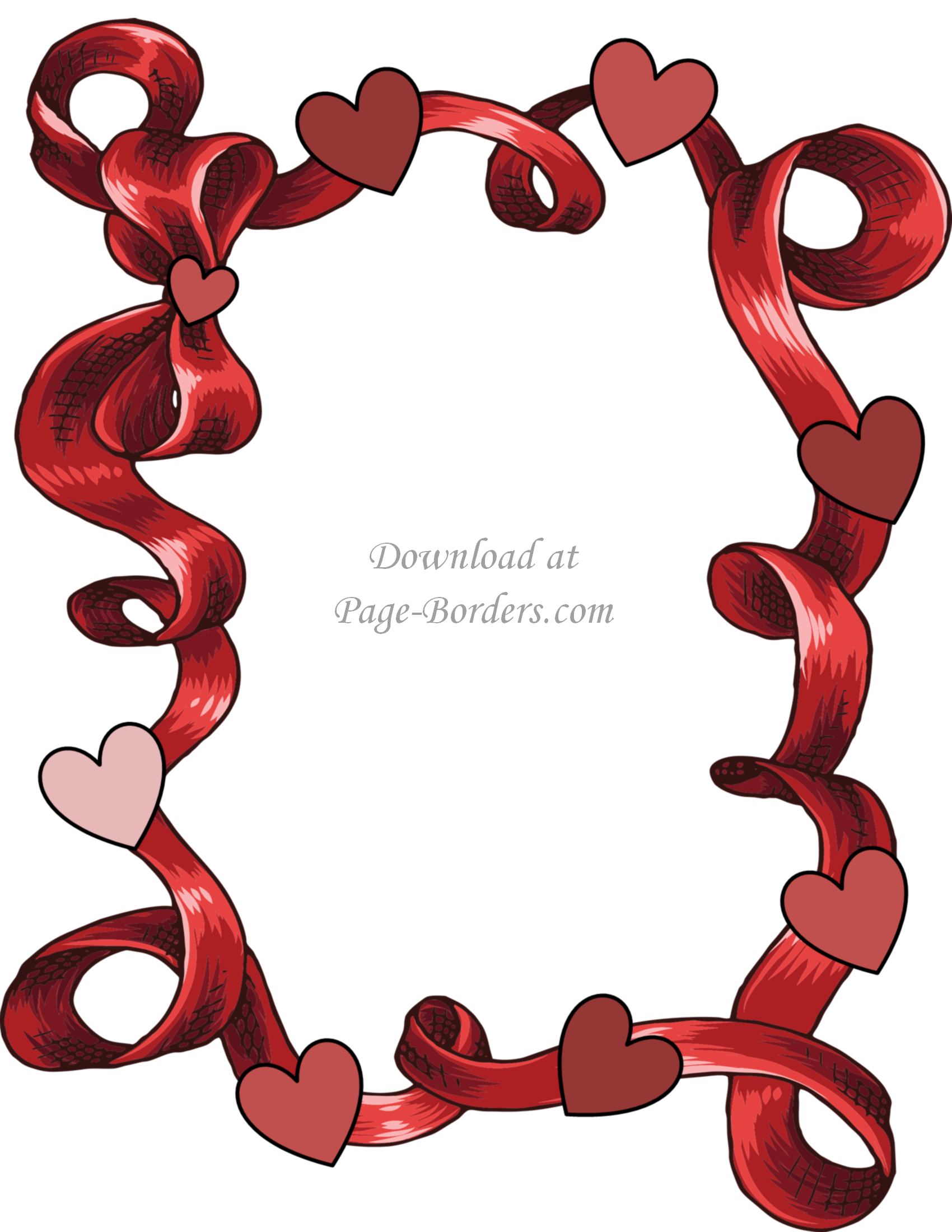 Clipart Hearts Borders Valentines Borders Clipart 10 Free Cliparts 