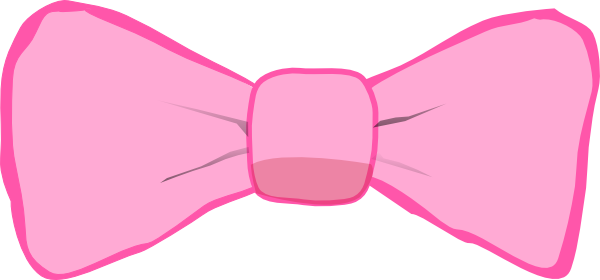 Pink baby ribbon clipart