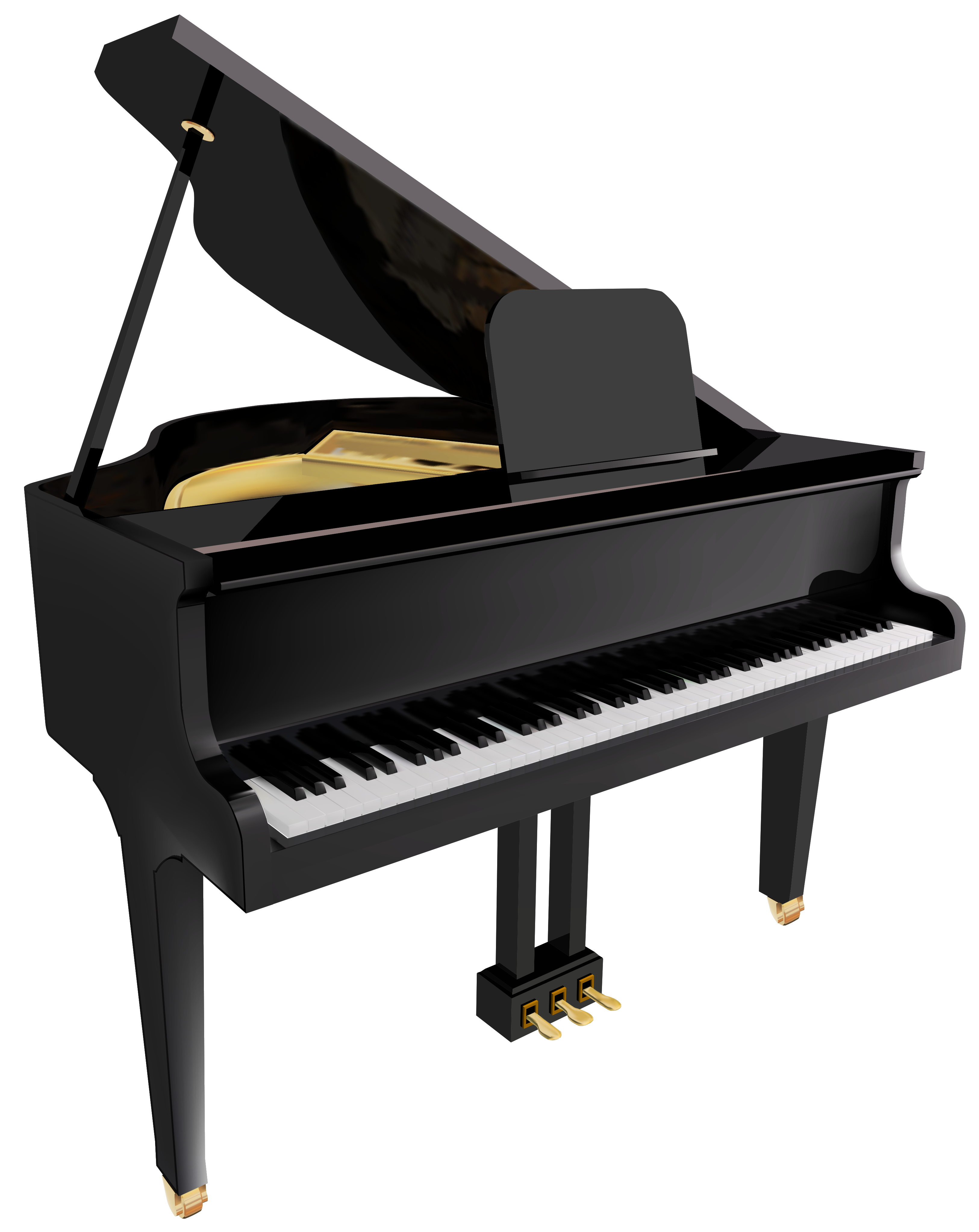 Woman grand piano notes cartoon piano clip art free vector 2 2 ...