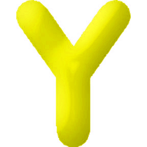 inflatable letters numbers yellow party supplies - discontinued ...