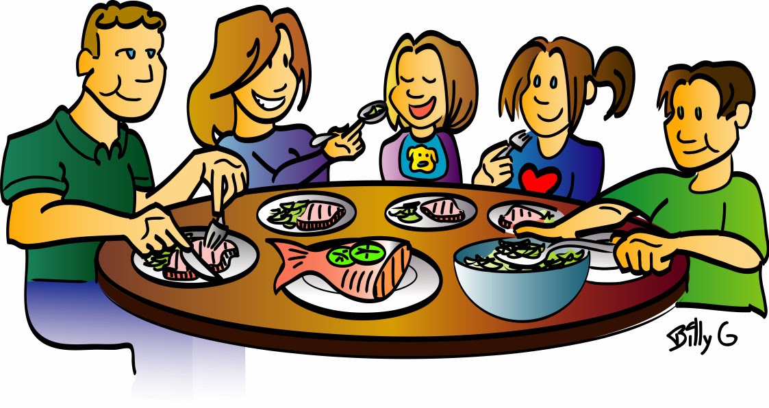 Pics For Dinner Table With Food Clip Art | all nite graphics