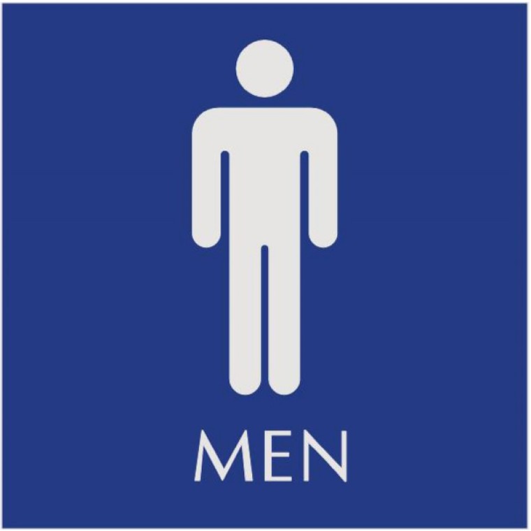 Men Restroom Symbol Clipart - Free to use Clip Art Resource