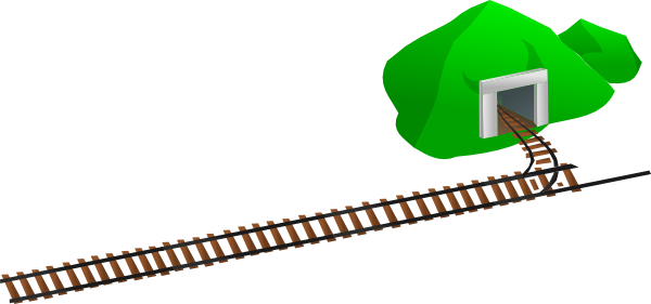 Train rail clipart