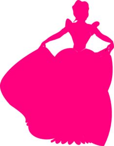 Cinderella silhouette clipart png