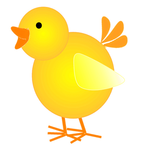 clipart yellow chick - photo #13