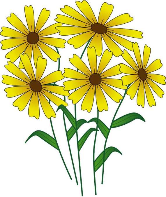 Free Yellow Flower Clipart Clipart - Free to use Clip Art Resource