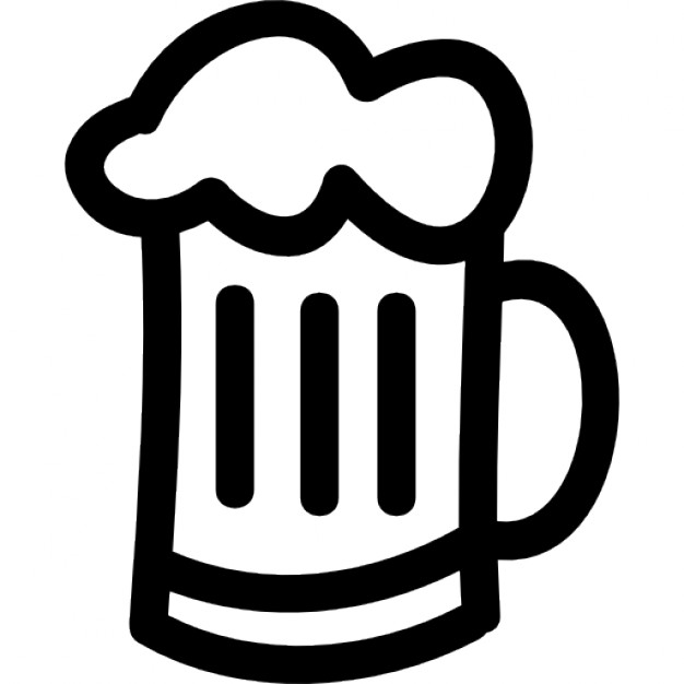 Beer jar hand drawn outline Icons | Free Download
