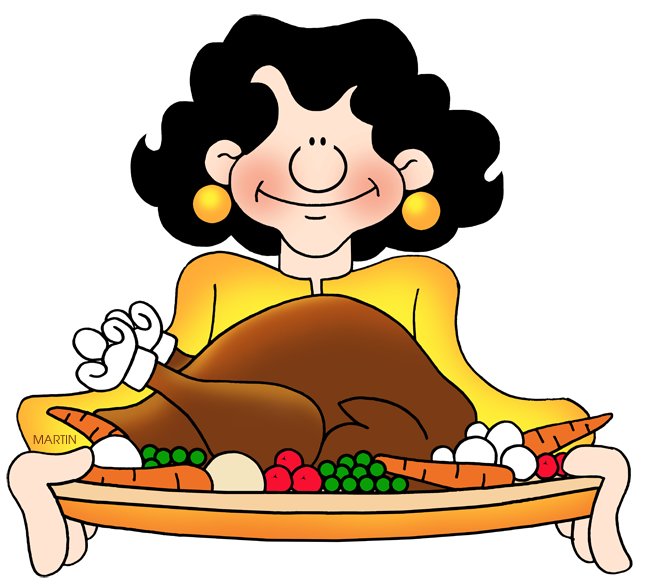 Free Thanksgiving Clip Art by Phillip Martin, Thanksgiving Feast