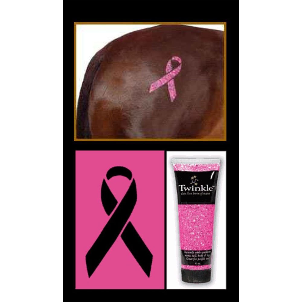 Amazon.com : Twinkle Breast Cancer Awareness Stencil Kit : Pet ...