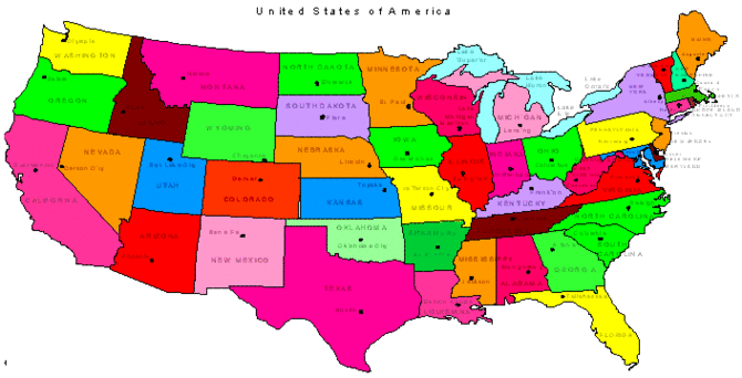 North American Time Zone Map Printable Clipart - Free to use Clip ...