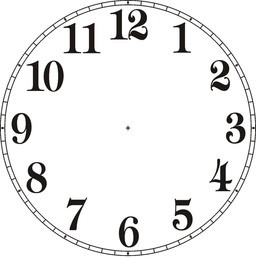 Analog Clock Without Hands Clipart - Free to use Clip Art Resource