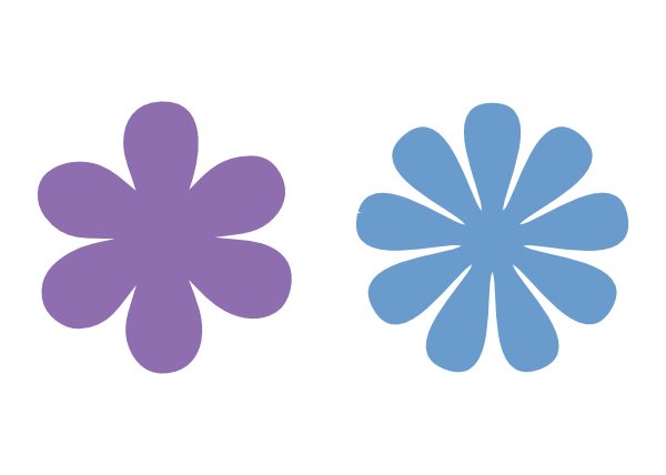 Flower Petal Stencil Patterns - ClipArt Best