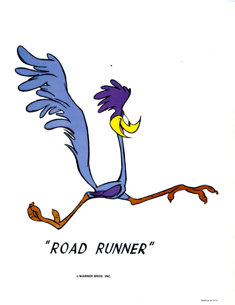 Roadrunner cartoon free clipart
