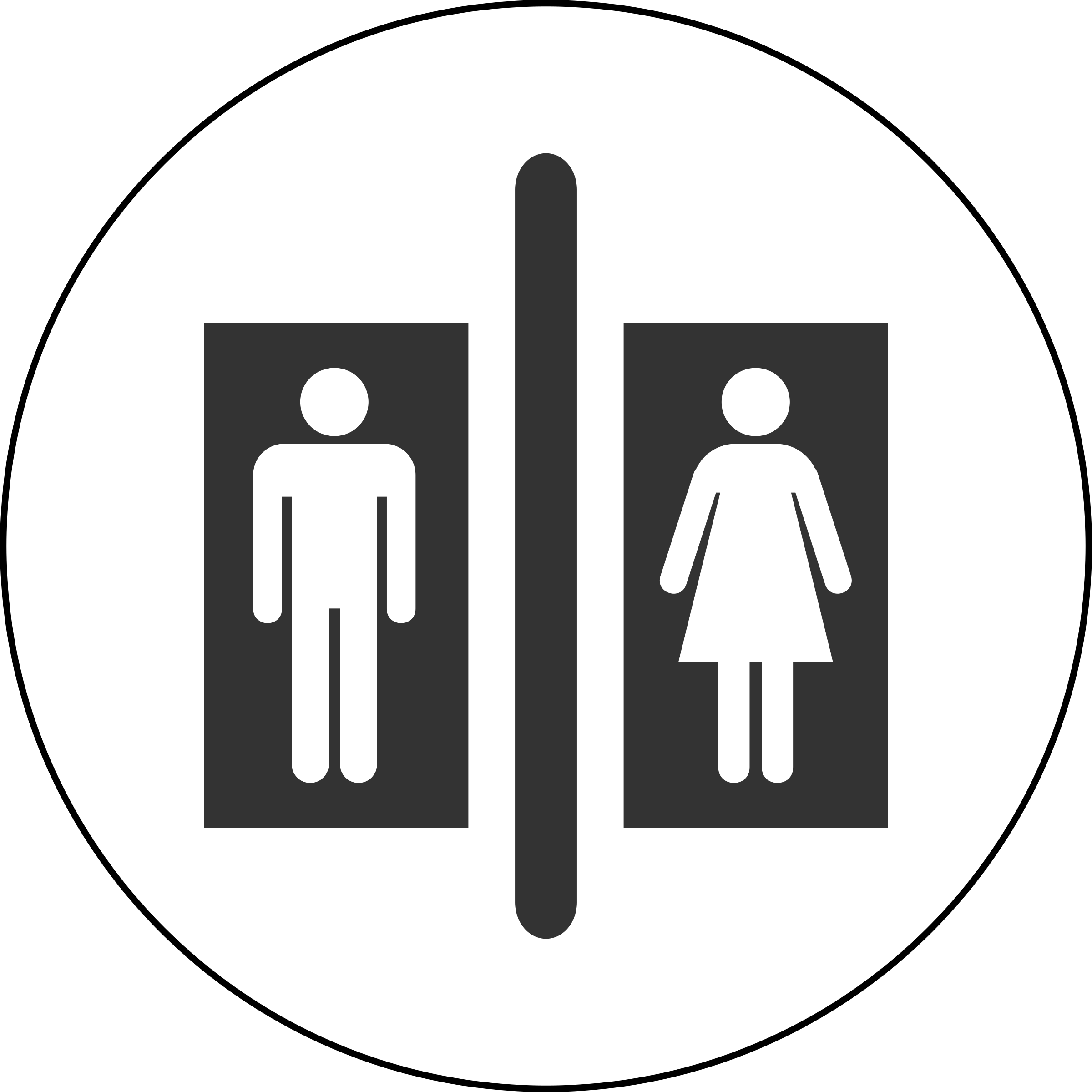 Clipart - Toilet Pictogram