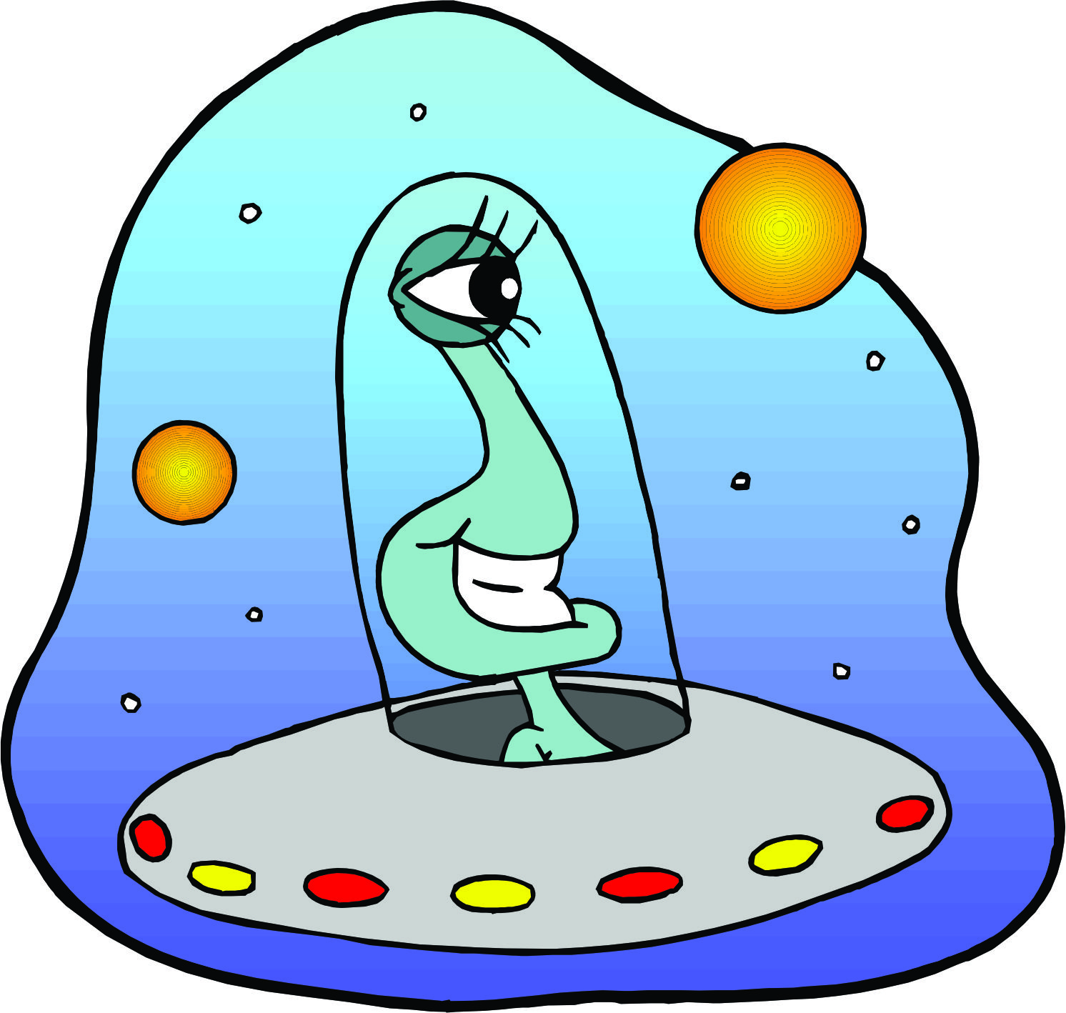 Alien Spaceship Cartoon - ClipArt Best