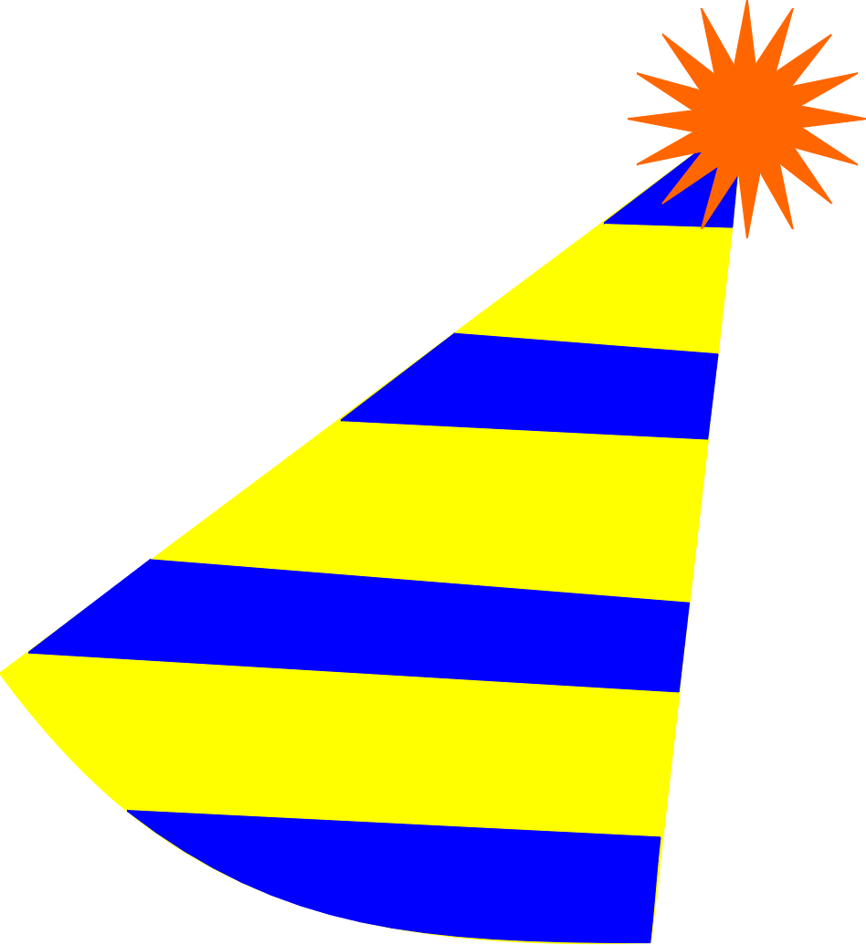 Birthday party hat clipart