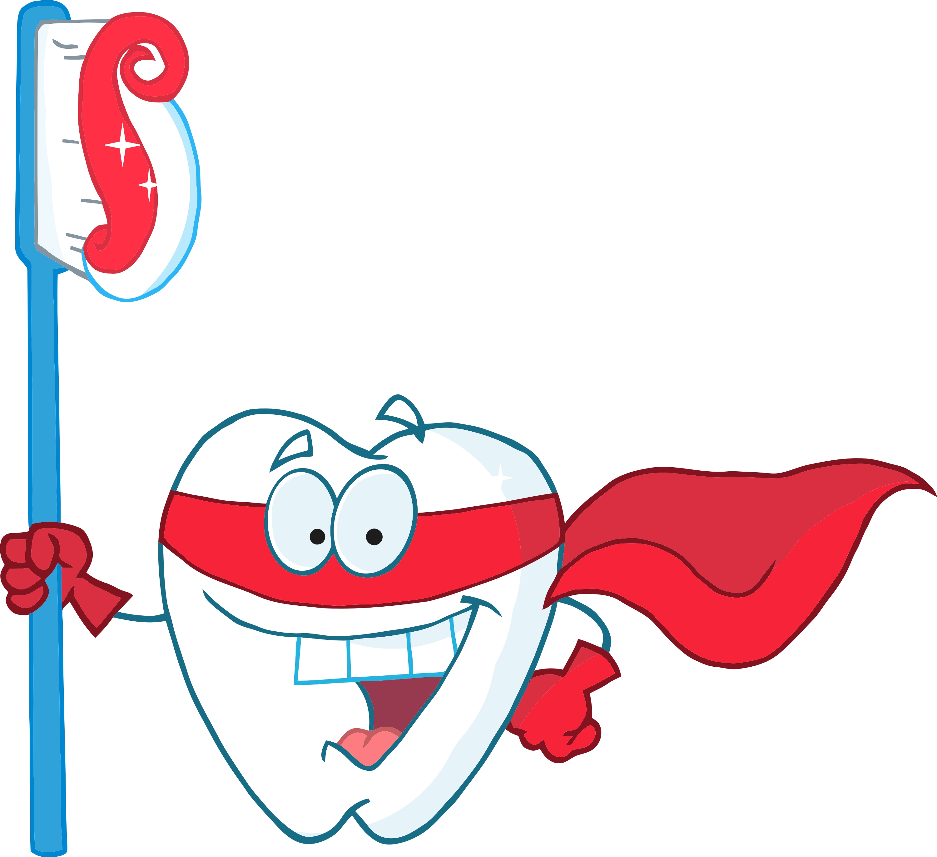 Cartoon Dental Hygiene For Toddler | Free Download Clip Art | Free ...
