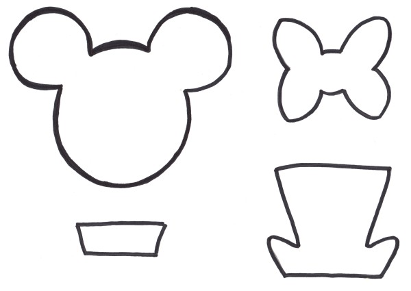 Best Photos of Mickey Mouse Cut Out Template - Minnie Mouse Bow ...