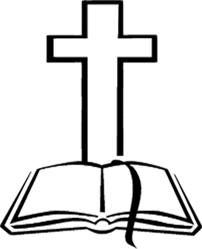 Holy Bible And Cross Clipart