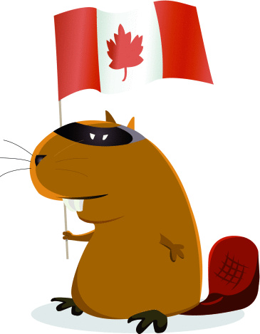 Beaver Canada Cartoon Canadian Culture Clip Art, Vector Images ...