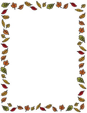 Free Thanksgiving Clip Art Page Border | School Clip Art