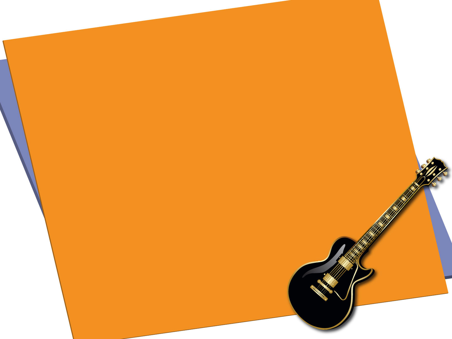 Free Guitar Backgrounds For PowerPoint Music PPT Templates Clipart ...