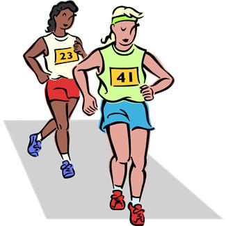 Cartoon Girl Running
