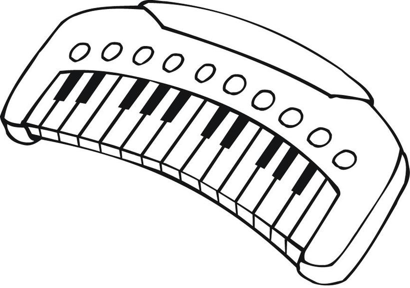 Print Piano Keyboard Clipart - Free to use Clip Art Resource