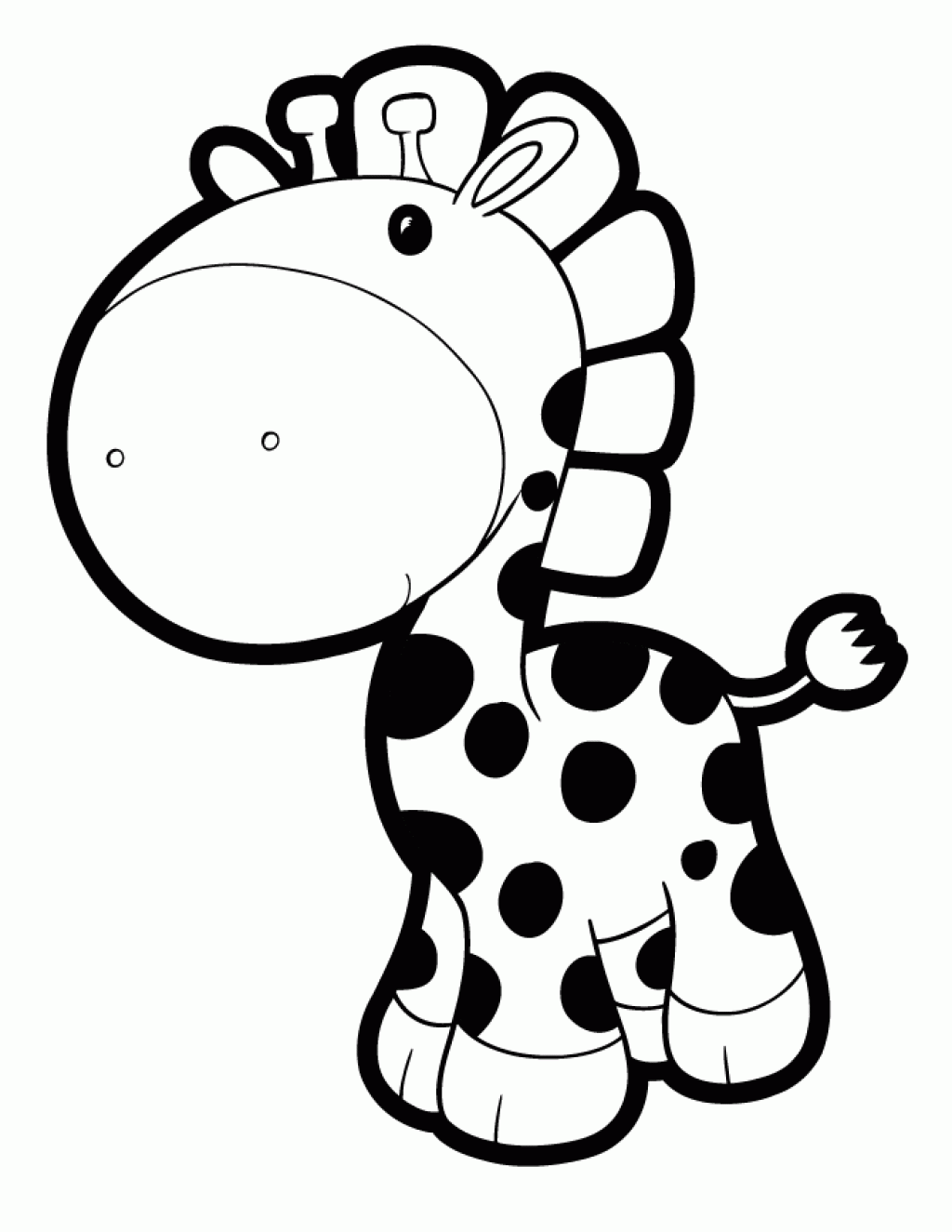 Baby Giraffe Free Printable - ClipArt Best