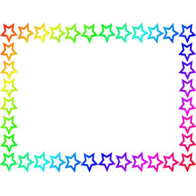 Free Star Border Clipart Image - 1909, Star Page Borders ~ Free ...