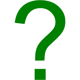 Green question mark 4 icon - Free green question mark icons