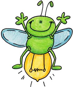 Firefly insect clipart
