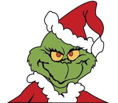 Grinch head clipart png