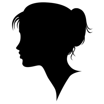 free clip art girl silhouette - photo #34