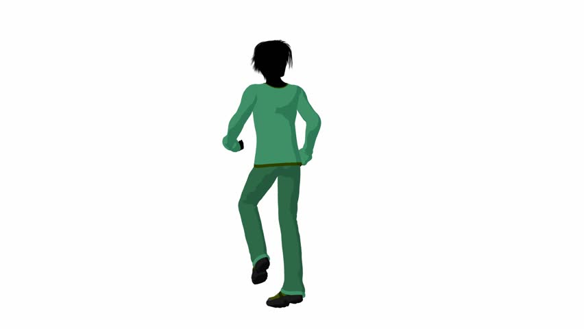 Disco Guy Dancing On A White Background Stock Footage Video ...
