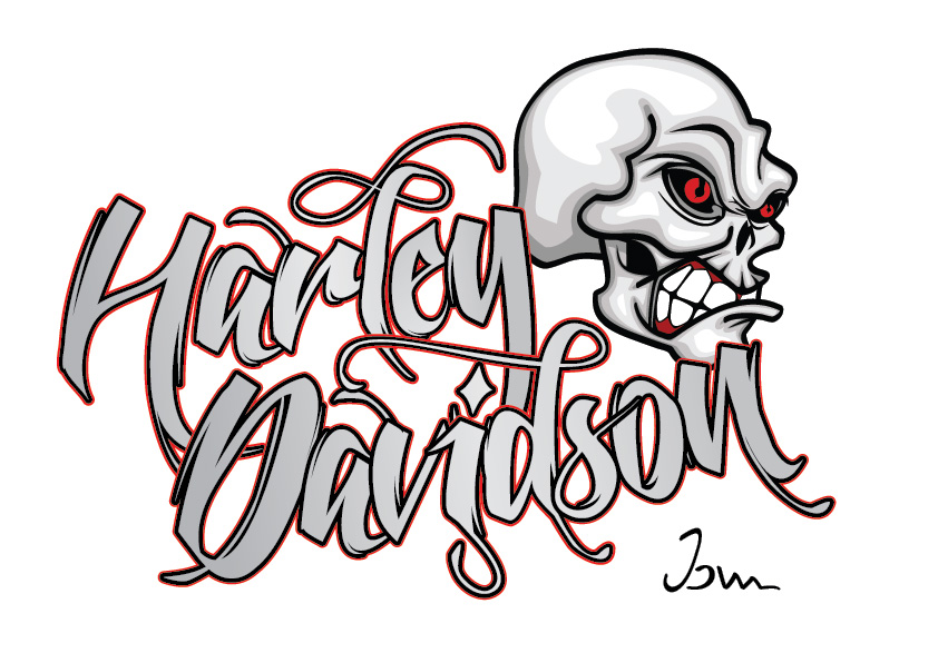 Harley Davidson Stencils