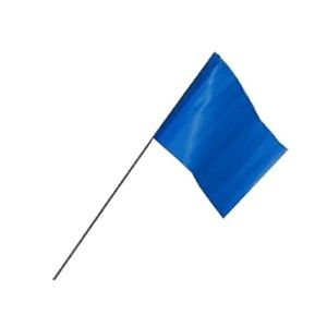 Keson Surveyor&#039;s Stake Flags Blue/Water Lines 100 Pack 6401 ...