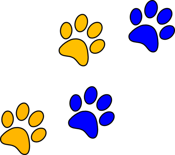 Blue Panther Claw Clipart - Free to use Clip Art Resource