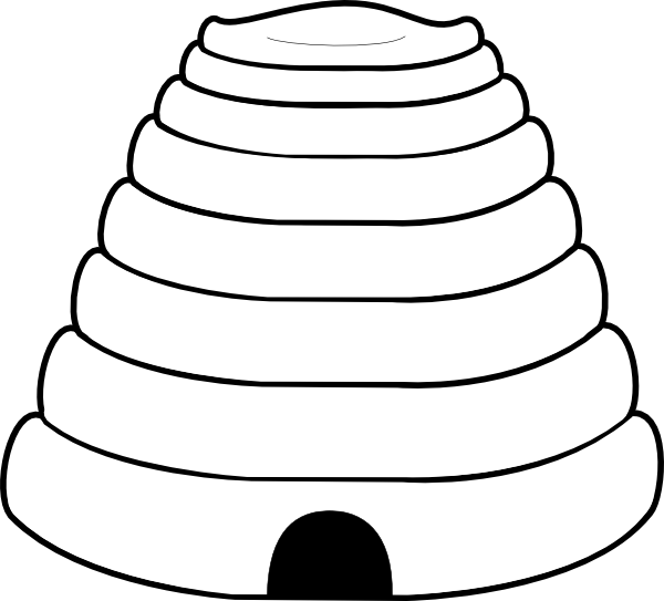 Beehive Template ClipArt Best