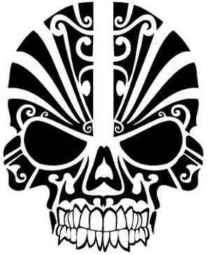 Modern Skull Sticker [modern-skull] - $3.00 : SassyStickers.com ...