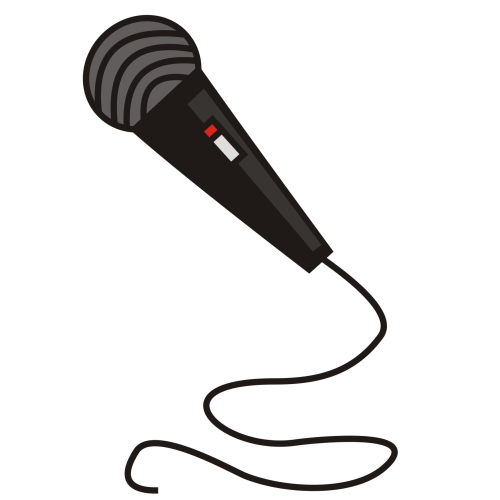 Clip art microphones