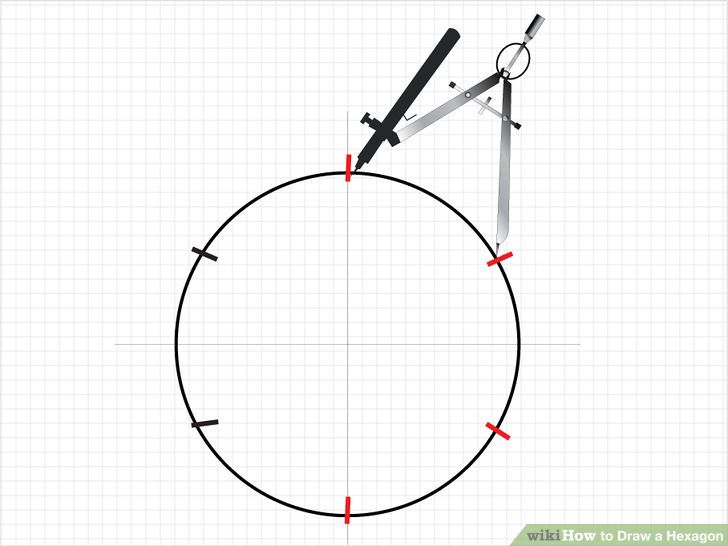 3 Ways to Draw a Hexagon - wikiHow