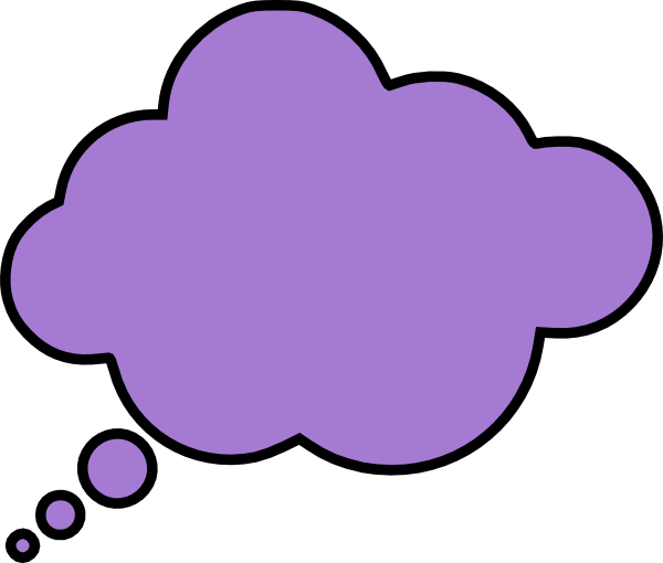 Thought balloon clipart