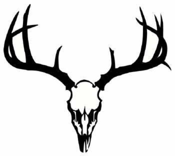 Deer Antler Out Line - ClipArt Best