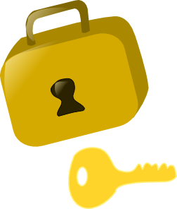 Lock And Key clip art - vector clip art online, royalty free ...