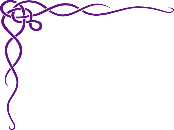 Dark Purple Corner Clip Art - vector clip art online ...