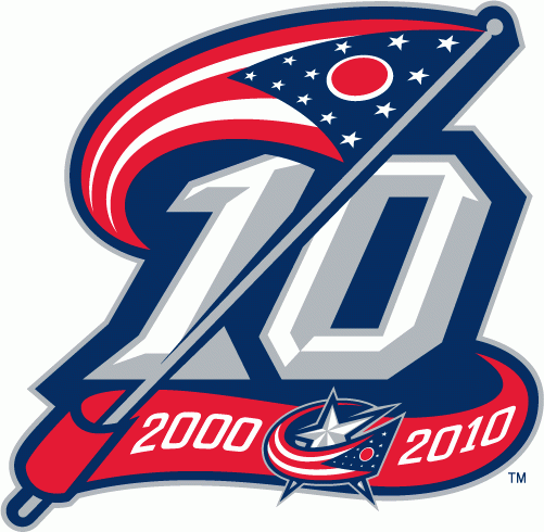 Columbus Blue Jackets Anniversary Logo - National Hockey League ...